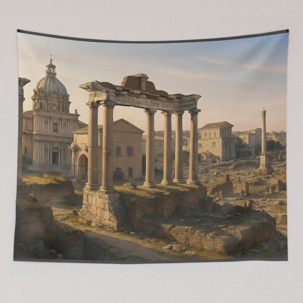 Item preview, Ancient Rome Temple of Saturn at Roman Forum designed and sold by KAI-Studio.