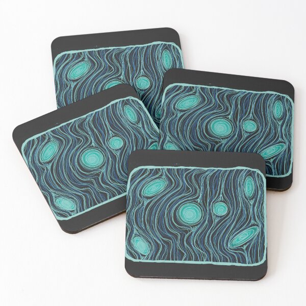 Item preview, Abstract Neurons Orbits in Turquoise designed and sold by Zan Lee DuRoy DeSigns.
