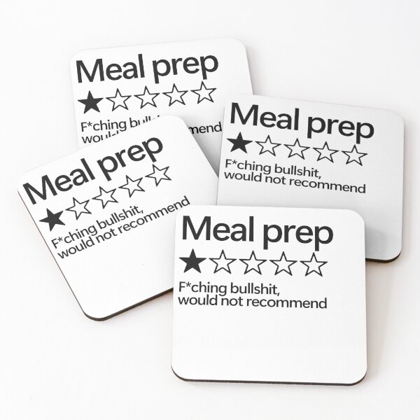 Item preview, Meal prep would not recommend designed and sold by shitpostee.