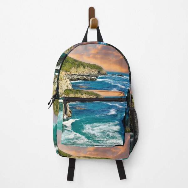 Item preview, Breathtaking Fiery Sunset Over Turquoise Blue Coastline  designed and sold by Yogibear & Rachelle .