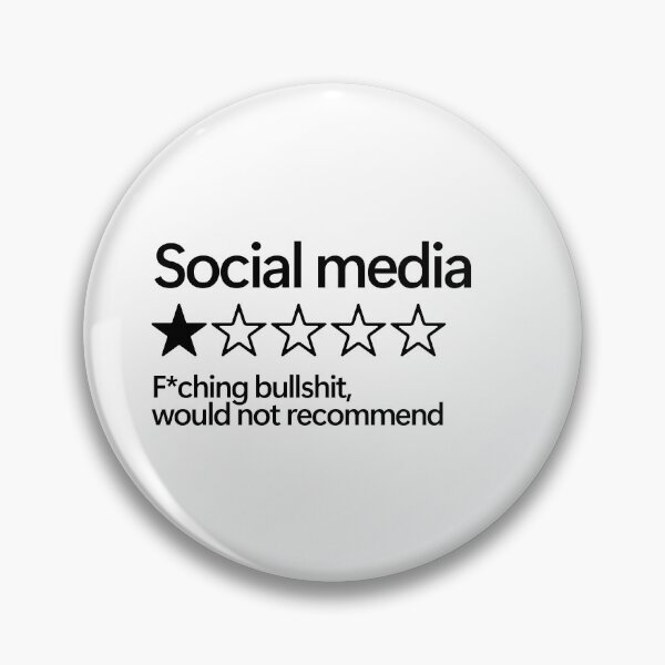 Item preview, Social media would not recommend designed and sold by shitpostee.