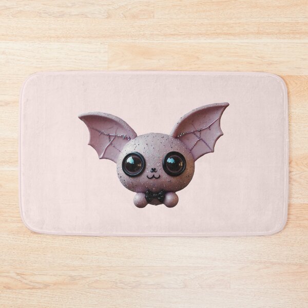 Item preview, Kawaii Bat Cat – Cute Gothic Vampire Creature with Glitter Wings designed and sold by Shiwwa.