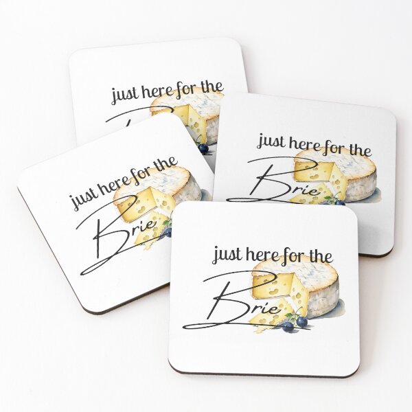 Item preview, Cheese Lover French Sublimation Just Here for the Brie designed and sold by AnnySketches.