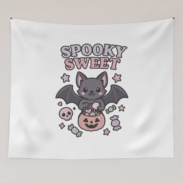 Item preview, Candy Bat Kawaii – Pastel Goth Halloween Delight  designed and sold by inkNext.
