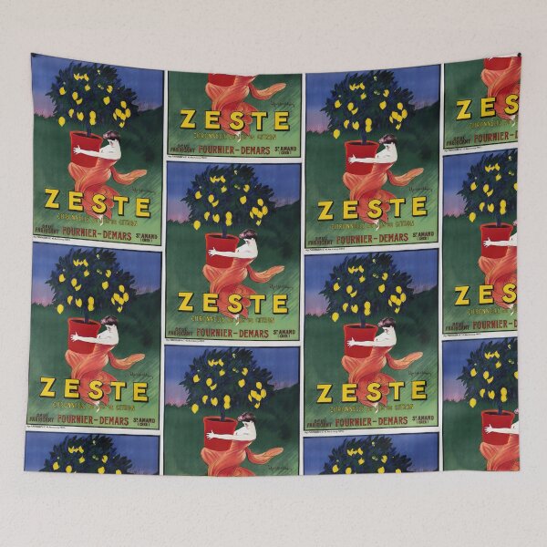 Item preview, Zeste Poster by Cappiello, 1906 | Vintage French Lemon Ad | Retro Woman & Citrus Wall Art designed and sold by artofuniverse.
