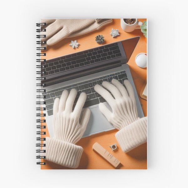 Item preview, Typing Without Hands – Surreal Empty Gloves at Keyboard Design designed and sold by ashokreddy343.