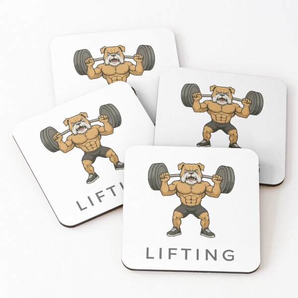 Item preview,  Gym fitness lifting bull dog designed and sold by Clariot.