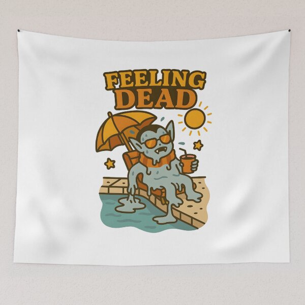 Item preview, Nosferasun – Melting Vampire Poolcore Comedy designed and sold by inkNext.