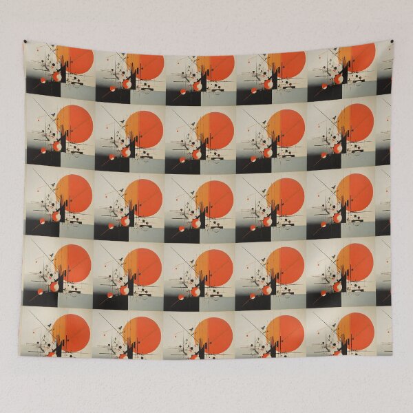 Item preview, Solar Construct – Abstract Sun & Geometry designed and sold by Zenvo.