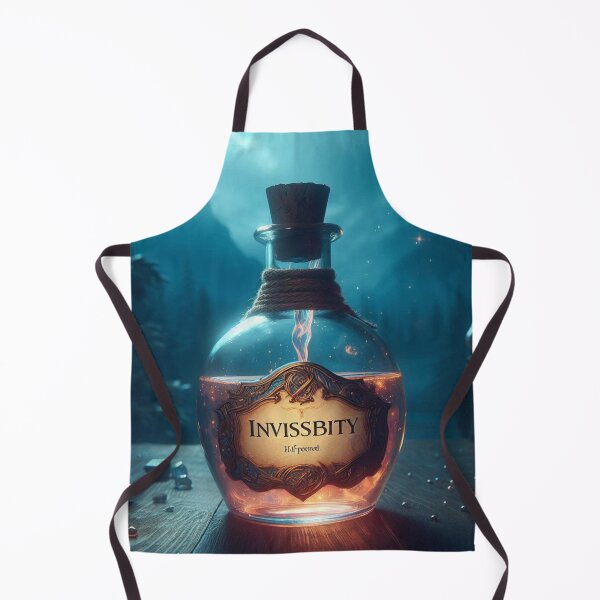 Item preview, Invisibility Potion – Half-Poured Magic Bottle Fantasy Art designed and sold by ashokreddy343.