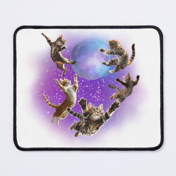 Item preview, Cats Fights with Moon designed and sold by NicolasGlowArt.