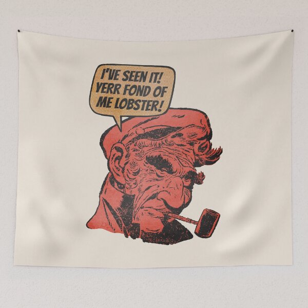 Item preview, The Lighthouse movie vintage inspiration lobster red designed and sold by LapinMagnetik.