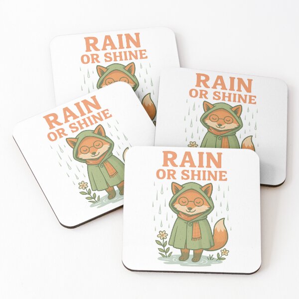 Item preview, Cloaked in Spring: Fox & Drizzle designed and sold by inkNext.