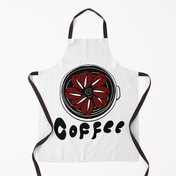 Item preview, Doodle drawing of a flower seed and a coffee cup designed and sold by nongsao4.