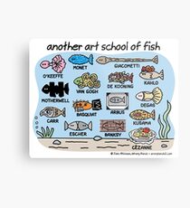 another art school of fish Metal Print