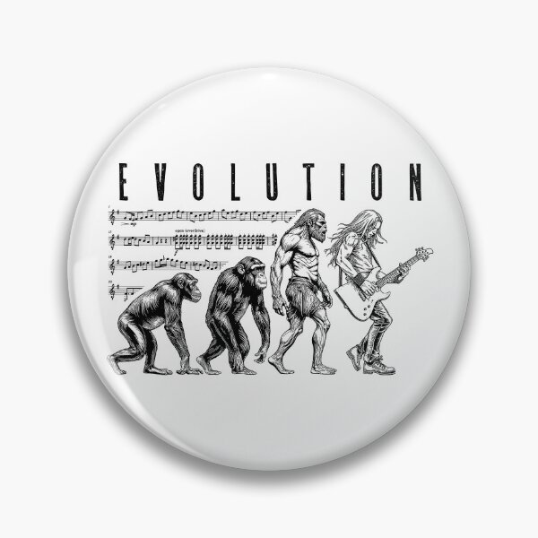 Item preview, Guitarist Evolution Funny Electric Guitar Player Musician designed and sold by GrandeDuc.