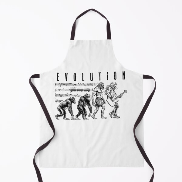 Item preview, Guitarist Evolution Funny Electric Guitar Player Musician designed and sold by GrandeDuc.