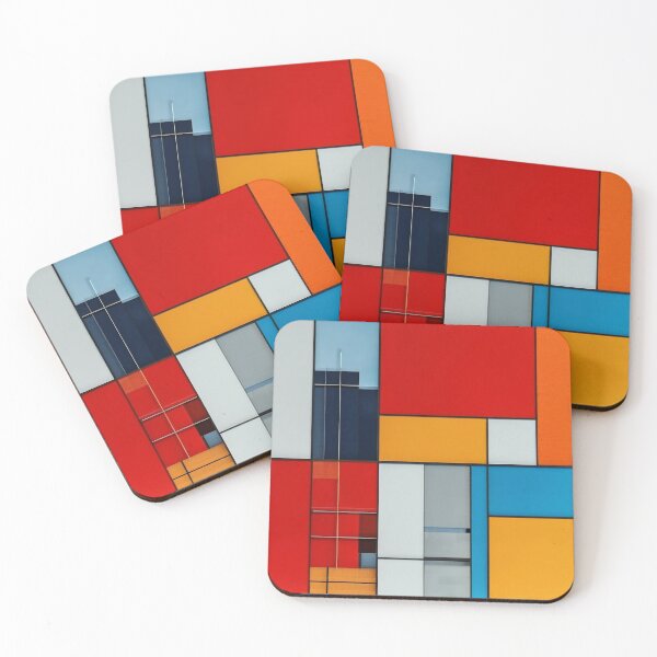 Item preview, Modern Mondrian: Grid of Color designed and sold by Zenvo.