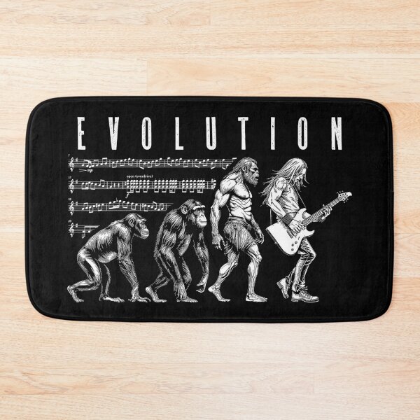 Item preview, Guitarist Evolution Funny Electric Guitar Player Musician designed and sold by GrandeDuc.