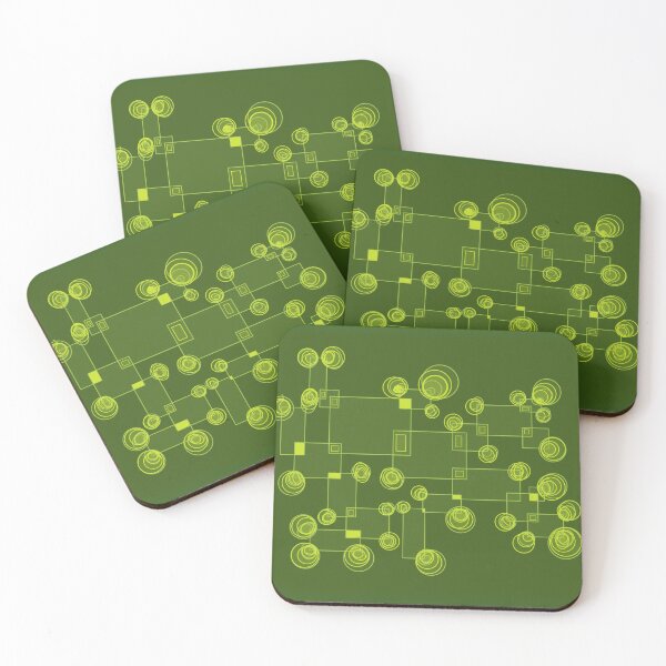 Item preview, Greenprint Circuitry Abstract designed and sold by Zan Lee DuRoy DeSigns.