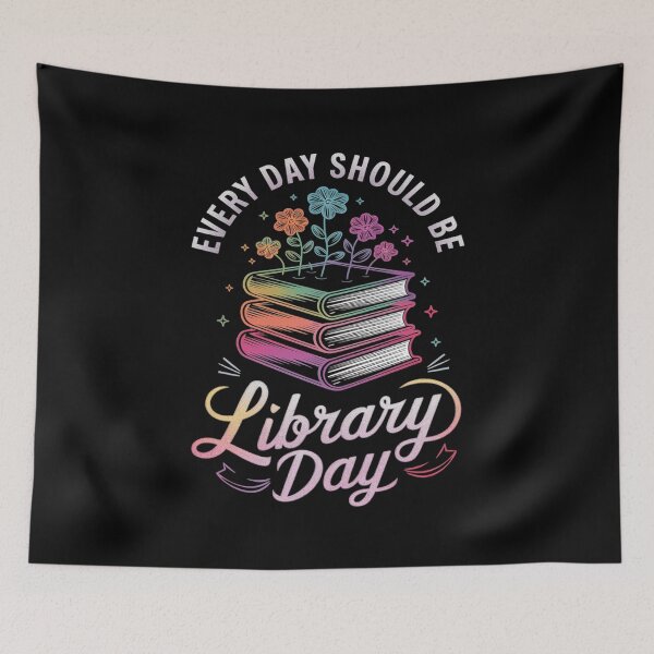Item preview, Every Day Should Be Library Day Librarian Library designed and sold by Hlz-0118.