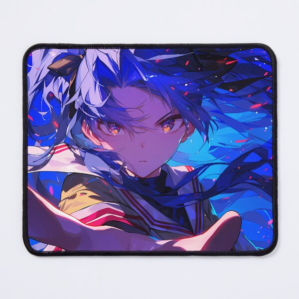 Item preview, Fujibayashi Kyou Clannad Misaka Mikoto Railgun Anime Intense Gaze Electric Blue Reach Action designed and sold by bolleykoldl.