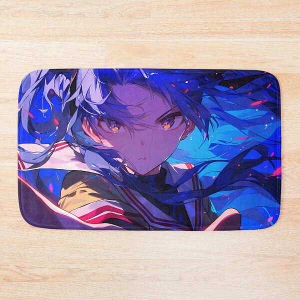 Item preview, Fujibayashi Kyou Clannad Misaka Mikoto Railgun Anime Intense Gaze Electric Blue Reach Action designed and sold by bolleykoldl.
