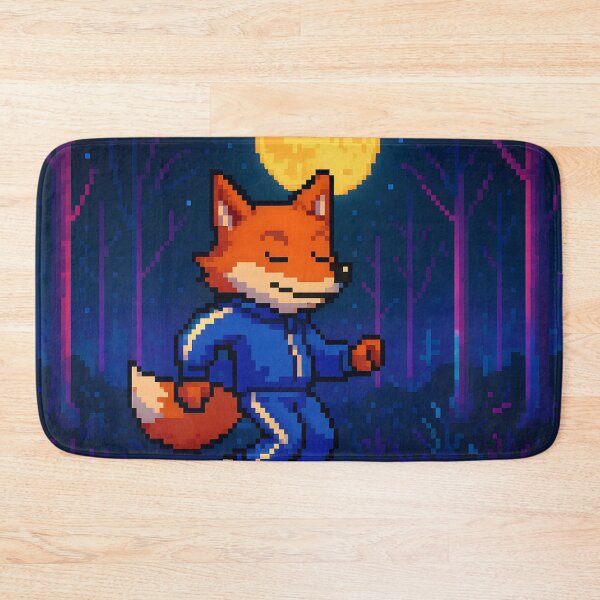 Item preview,  Pixel Fox Dancing Under Full Moon designed and sold by SassyArtistry.