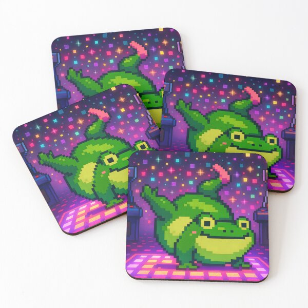 Item preview,  Dancing Pixel Frog at Arcade designed and sold by SassyArtistry.