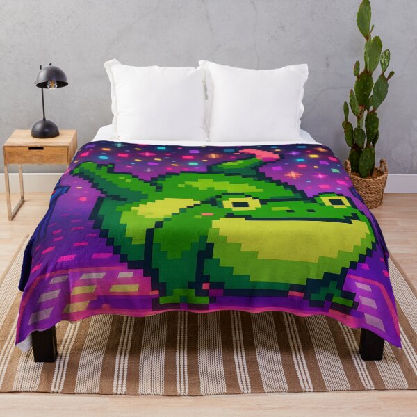 Item preview, Dancing Pixel Frog at Arcade designed and sold by SassyArtistry.