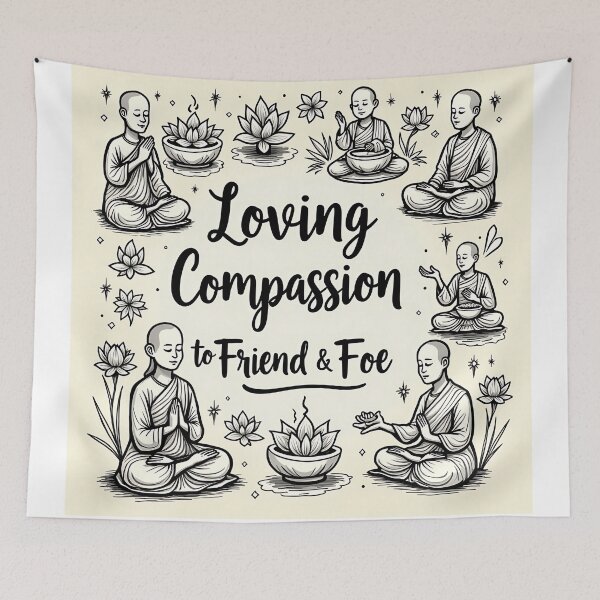 Item preview, Loving Compassion to Friend & Foe; Harmony of Compassion designed and sold by Creative-RE.