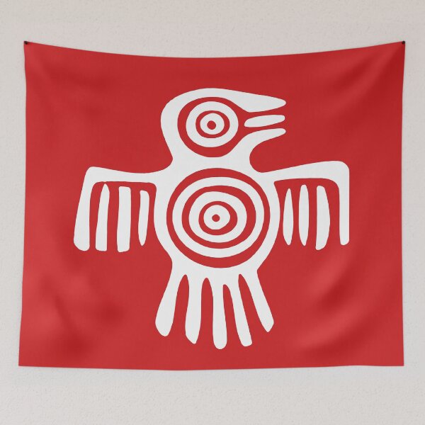 Item preview, Mayan Bird - White/Red designed and sold by imageresource.