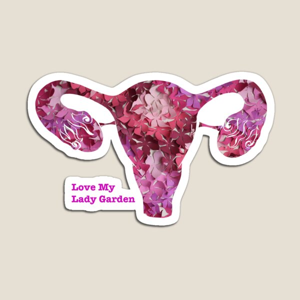 The Lady Garden Pink Magnet