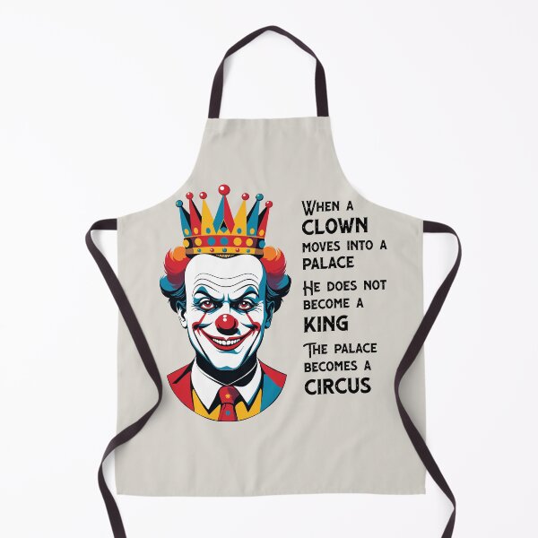 Item preview, Circus Clown in the Palace - Political Satire | Black Font designed and sold by FocusChillax.