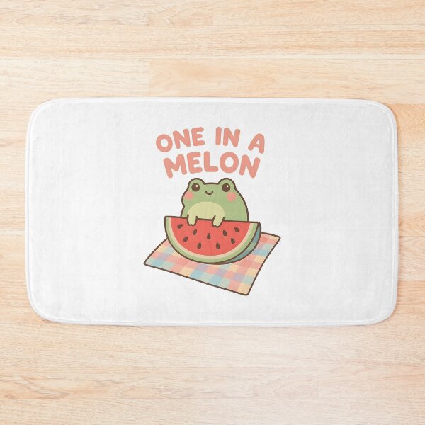 Item preview, Watermelon Picnic Frog – Summer Pastelcore Vibes designed and sold by inkNext.