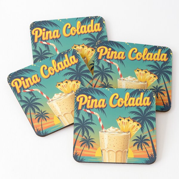 Item preview, Retro Piña Colada Cocktail Poster – 1950s Tropical Pineapple Print designed and sold by MooLaLa.Store.