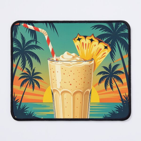 Item preview, Retro Piña Colada Cocktail Poster – 1950s Tropical Pineapple Print designed and sold by MooLaLa.Store.