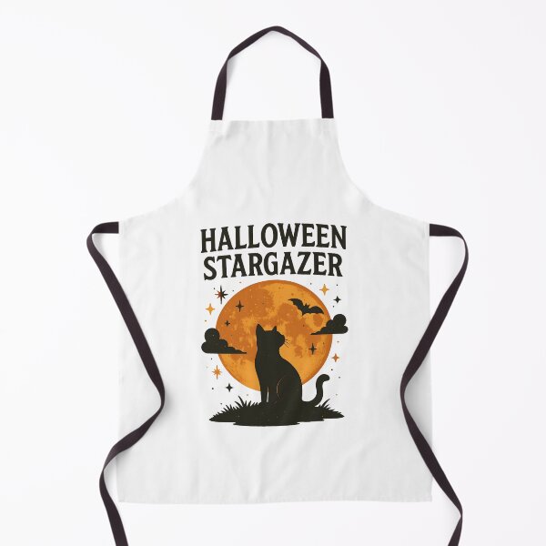 Item preview, Midnight Gaze: Black Cat Beneath the Halloween Constellations designed and sold by inkNext.