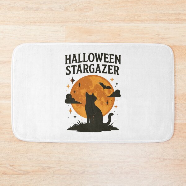 Item preview, Midnight Gaze: Black Cat Beneath the Halloween Constellations designed and sold by inkNext.
