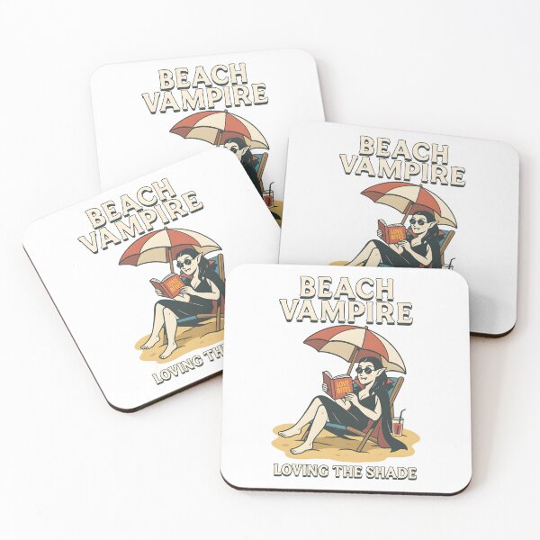 Item preview, Sunset Bites and Paperbacks – Summer Gothcore Vampire designed and sold by inkNext.