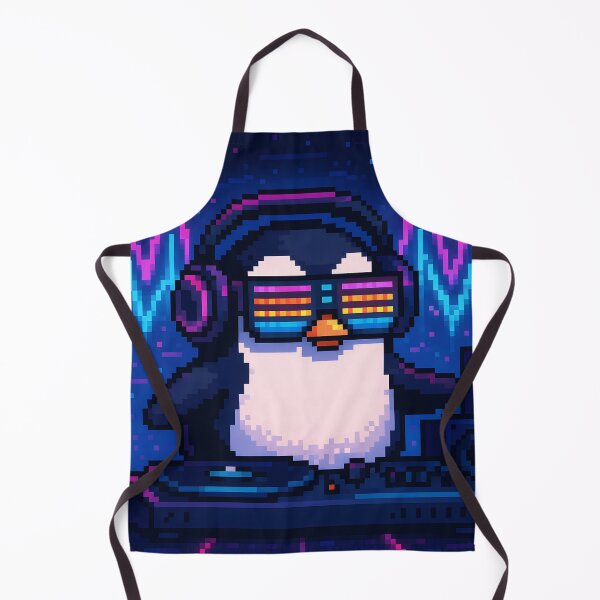 Item preview, DJ Pixel Penguin designed and sold by SassyArtistry.
