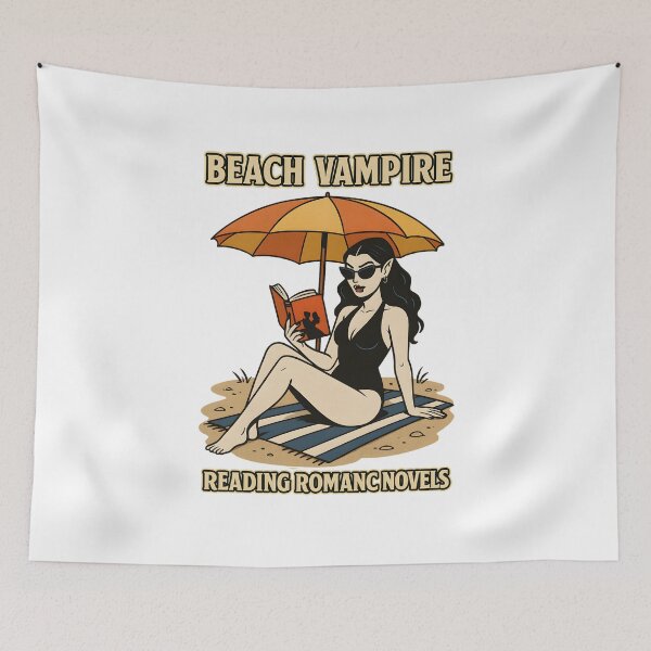 Item preview, Beach Vampire Romance – Summer Goth Icon designed and sold by inkNext.
