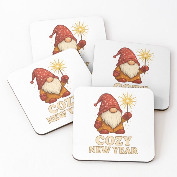 Item preview, Glittercore Gnome Welcomes the New Year designed and sold by inkNext.