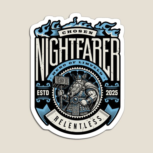 Aperçu de l'œuvre Autocollant pour char Nightfarer créée et vendue par Art-Workshop.