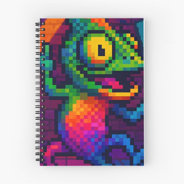 Item preview,  Pixel Disco Chameleon Dancing designed and sold by SassyArtistry.