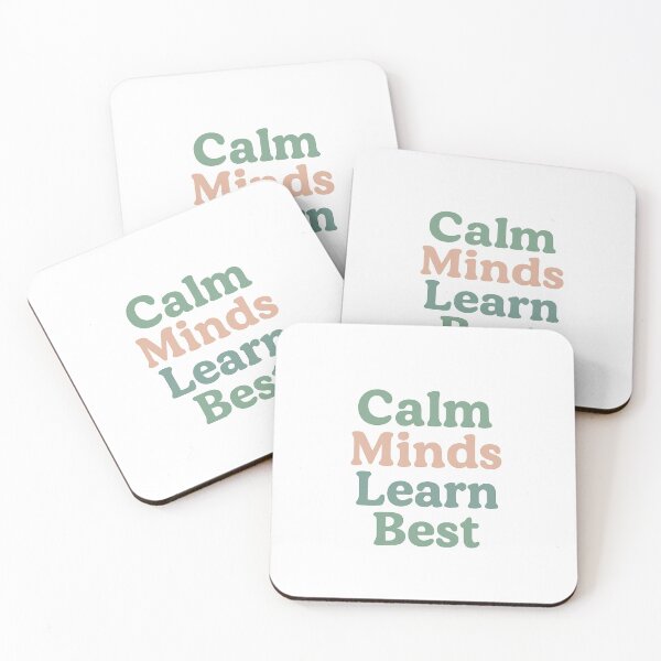 Item preview, Calm Minds Learn Best designed and sold by Educational Prints & Fun ABC Designs.
