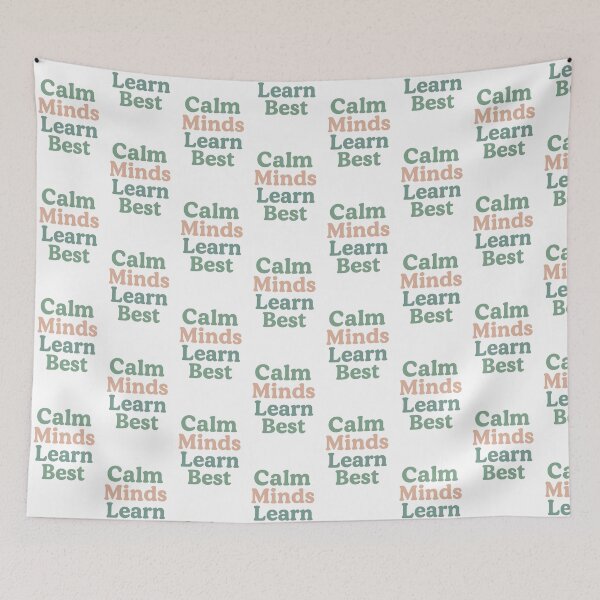 Item preview, Calm Minds Learn Best designed and sold by Educational Prints & Fun ABC Designs.