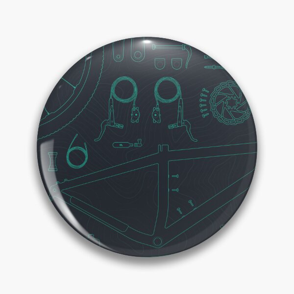 Item preview, Bike parts, bicycle build, seamless pattern designed and sold by ZER042.