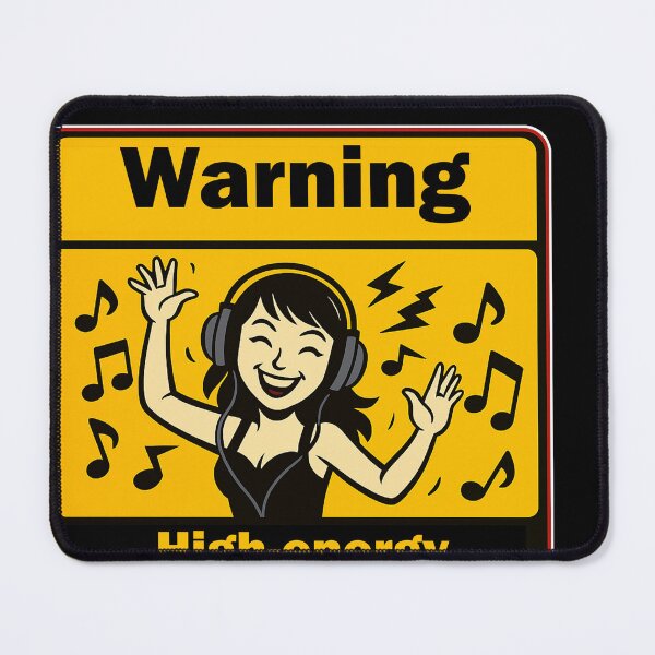Item preview, Warning: High-energy vibes ahead!  designed and sold by Gnfree.
