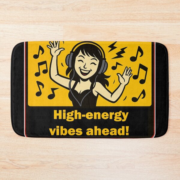Item preview, Warning: High-energy vibes ahead!  designed and sold by Gnfree.